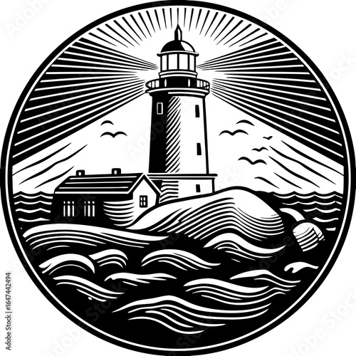 lighthouse vector illustration 