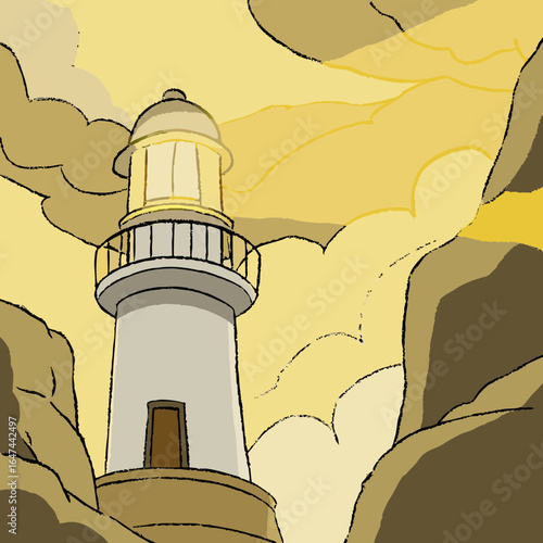 lighthouse vector illustration 