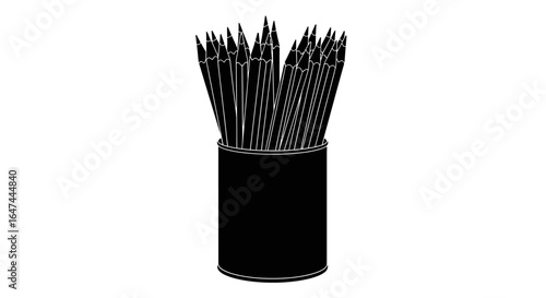 organize your workspace with this simple elegant pencil holder design perfect for students artists and offices seeking clean desk aesthetics