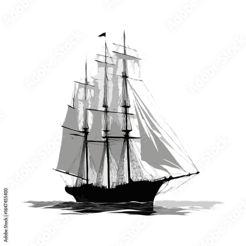 old sailing ship