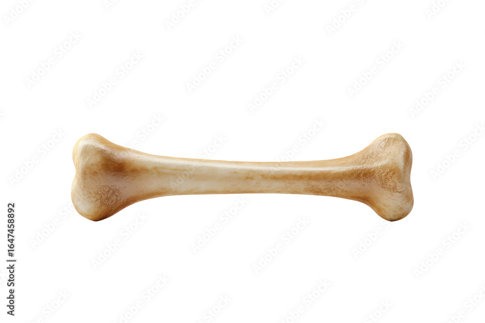 A single dog chew bone isolated on transparent background A single dog chew bone isolated on transparent background