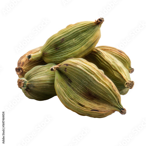 Wallpaper Mural Fresh green cardamom pods arranged in an artistic display for culinary use and flavor enhancement Torontodigital.ca