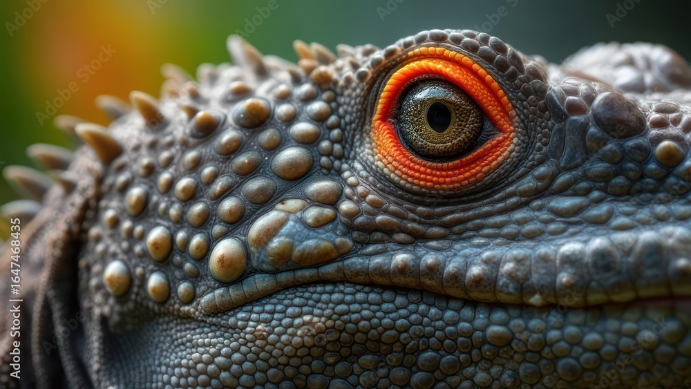 Fototapeta premium Close-up lizard eye