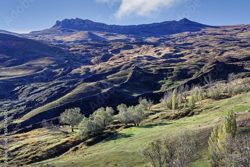 Geological formation evocating Noah's Ark, Dogubayazit, Turkey