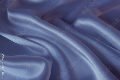 Grey blue draped silk background