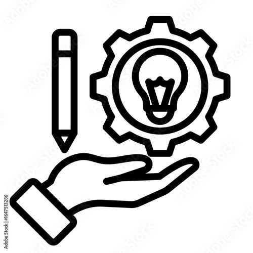 Creative Process  Icon Element For Design