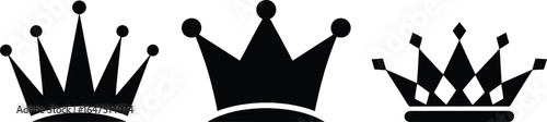 Crowns royalty king queen prince princess tiara kingdom empire monarch coronation royal power authority symbol silhouette