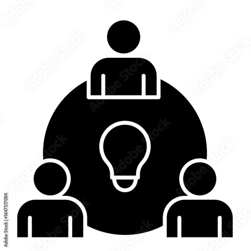 Collaboration  Icon Element For Design