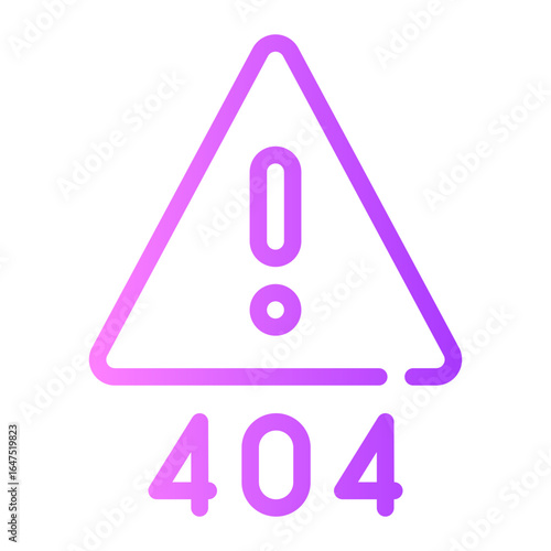error gradient icon