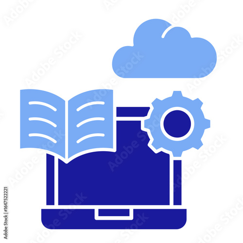 Data Library  Icon Element For Design