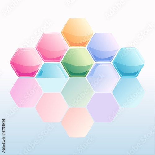 A colorful design with a colorful design on the bottom
1