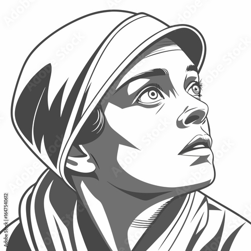 Photorealistic portrait