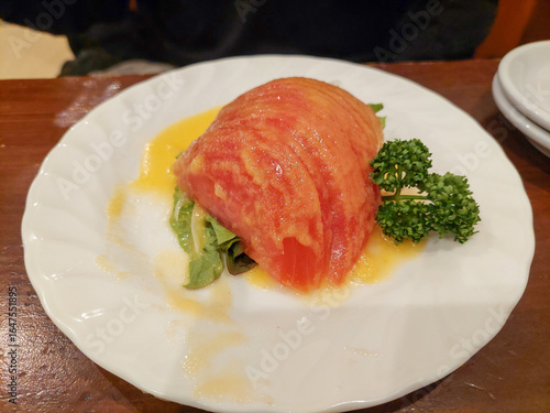 Stewed Tomatoes at Ox Tongue Shop
