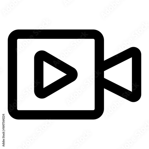 Video Camera Eye Surveillance Icon