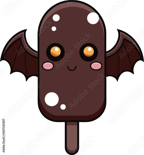 Halloween popsicle treats Cute Bat Ice Cream Popsicle