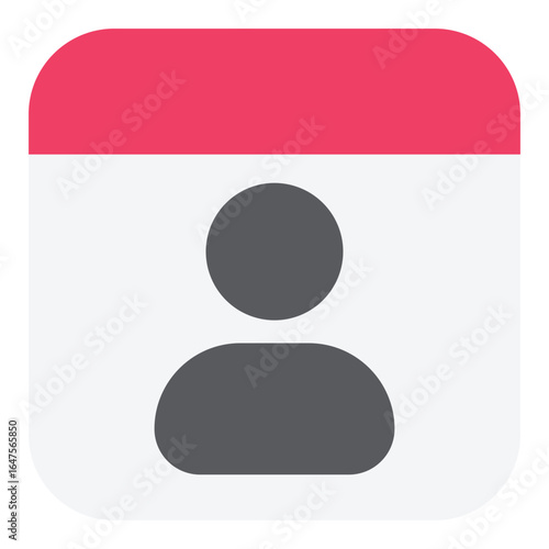 Profile Identification Card Icon