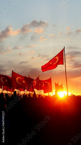 Turkish - Sunset of Victory – 30 Ağustos National Pride, social media template