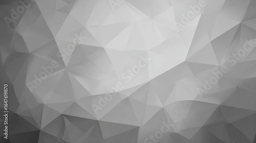 A gray and white background with a lot of triangles