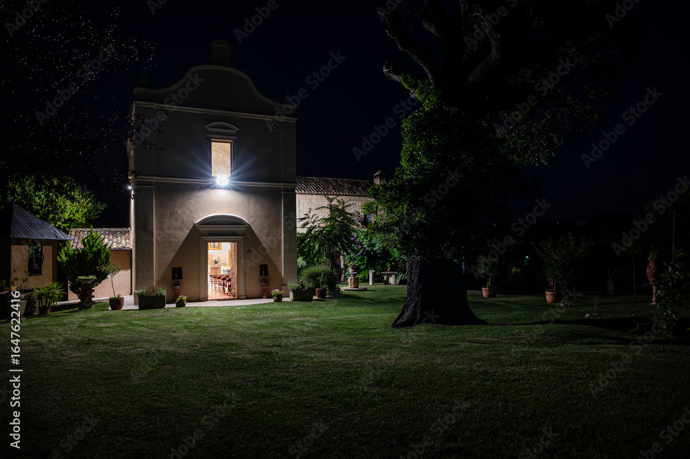Fototapeta premium Montemisio, Ascoli Piceno. Sanctuary of the Madonna della Consolazione.