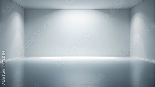 Wallpaper Mural Empty Room with Smooth Walls and Floor, Ideal for Presentations or Mockups Torontodigital.ca