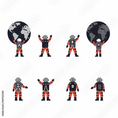 Collection of Stylized Alien Headshots Displaying Diverse Extraterrestrial Species and Features