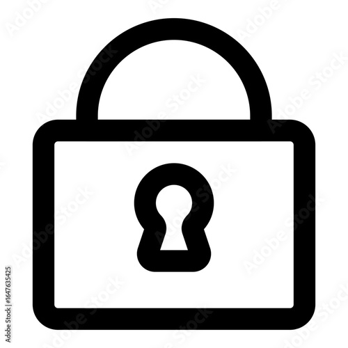 Closed Padlock Security Icon