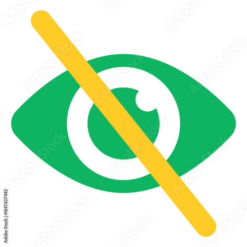 Crossed Out Eye Icon