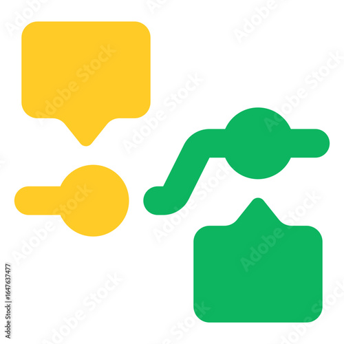 Process Flowchart Communication Icon