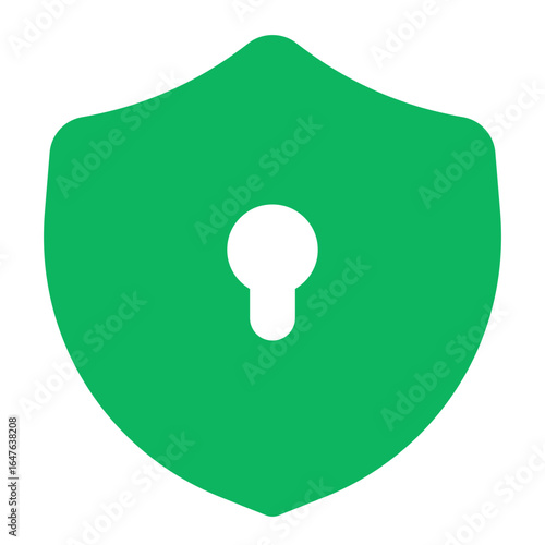 Shield Keyhole Security Icon