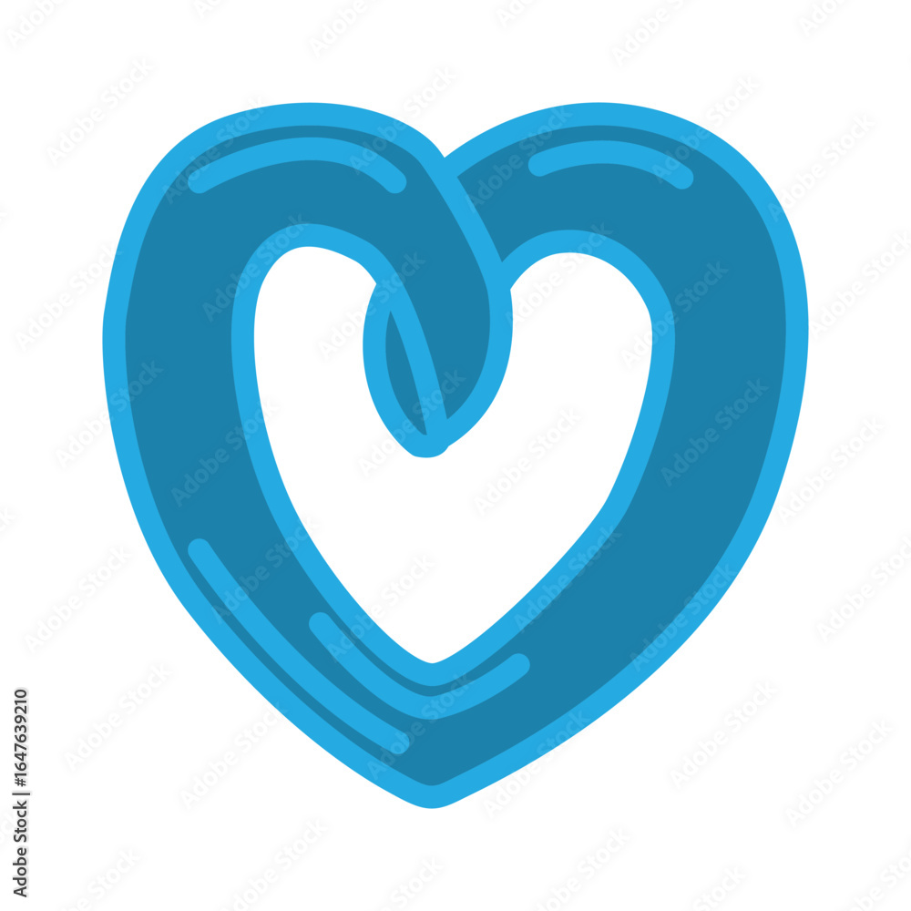 Pretzel icon design template Pretzel icon design template
