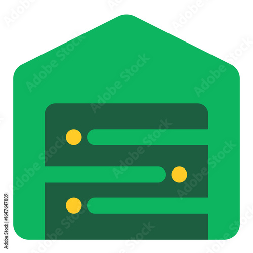 Warehouse Storage Building Icon