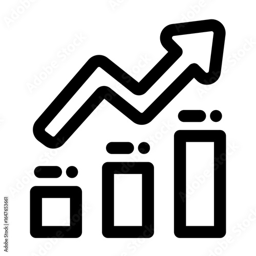 Upward Growth Trend Icon