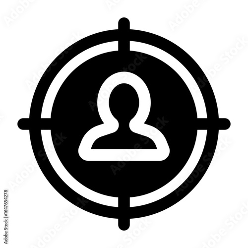 Person Icon Target Focus