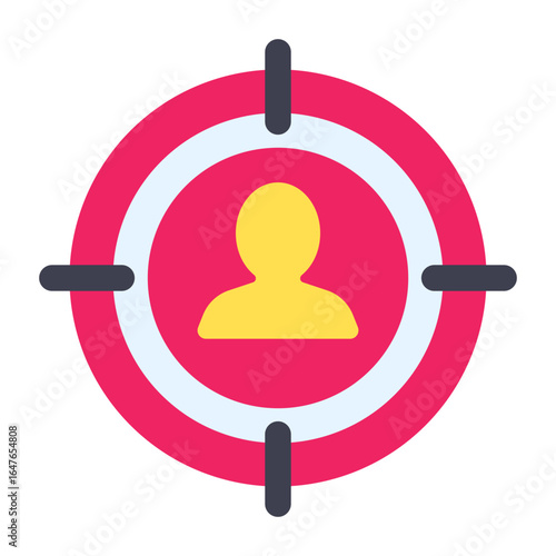 Person Icon Target Focus