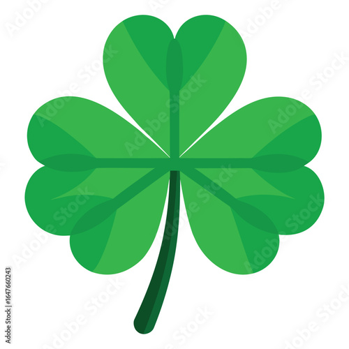 four leaf clover isolated