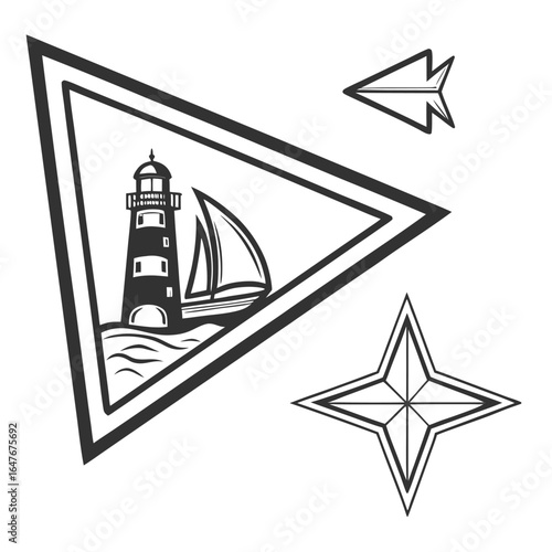 lighthouse icon vector