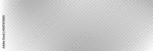 Set of halftone dots gradient pattern texture isolated on white background. Straight dotted spots using halftone circle dot raster texture. Vector blot half tone collection.