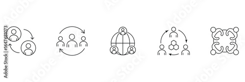 Teamwork collaboration process connection communication strategy integration people workflow productivity meeting interaction coordination development leadership group unity exchange innovation planni