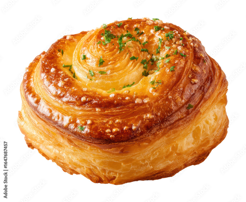 Fototapeta premium Freshly baked pastry delight bakery food isolated on transparent background