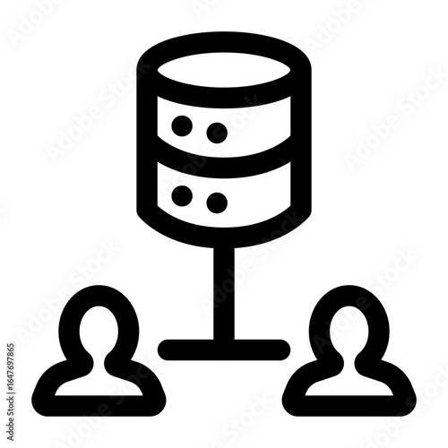 sharing data icon
