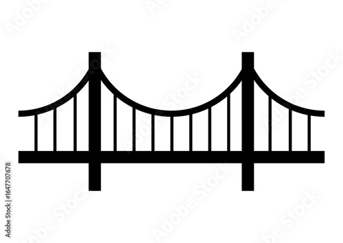 bridge over white background
