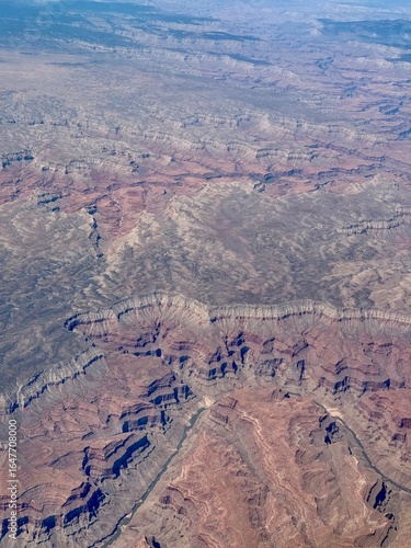 Aerial view of Arizona's Grand Canyon. 