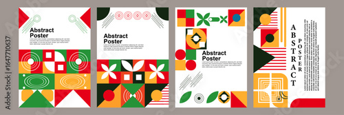 Artwork, vector abstract dynamic symbol modern inspired poster, poster art design