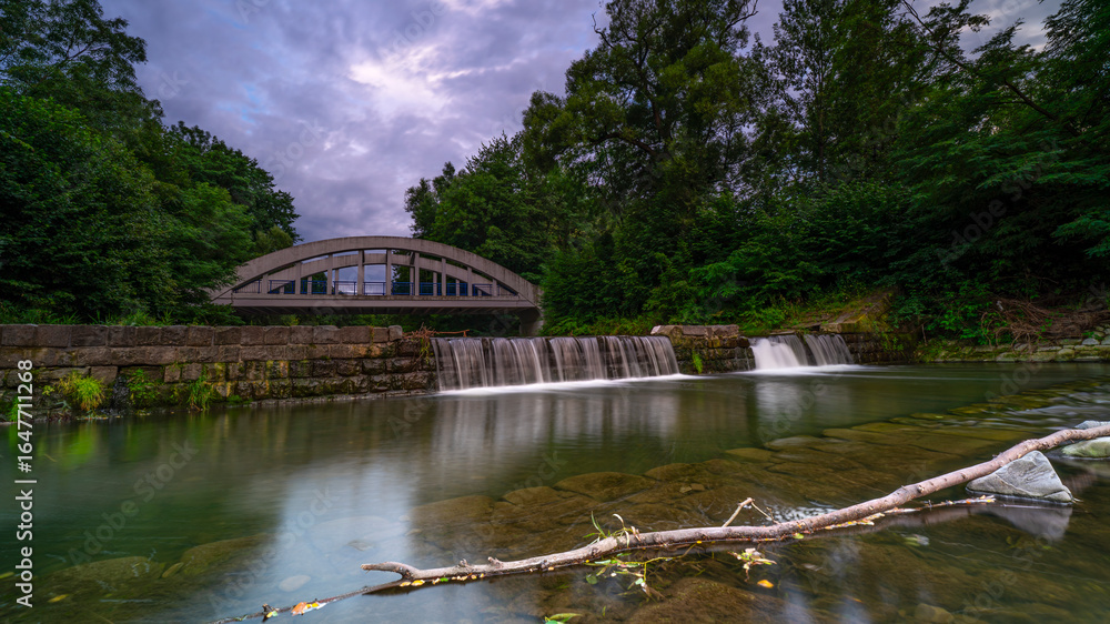 Fototapeta premium Lubina Fluss In der Tschechei