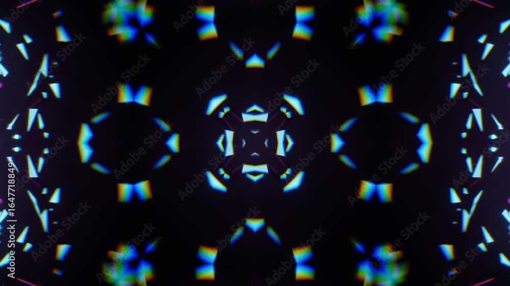 Multi-Layered Tunnel Pulsating in Vibrant Chromatic Waves