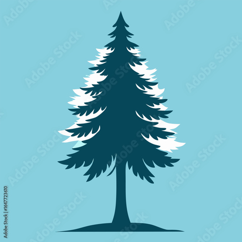 Evergreen” vector icon