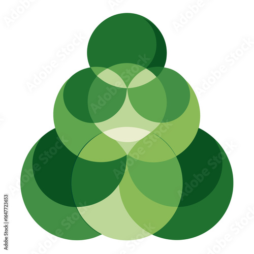 Evergreen” vector icon