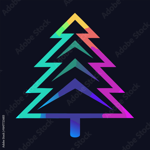 Evergreen” vector icon