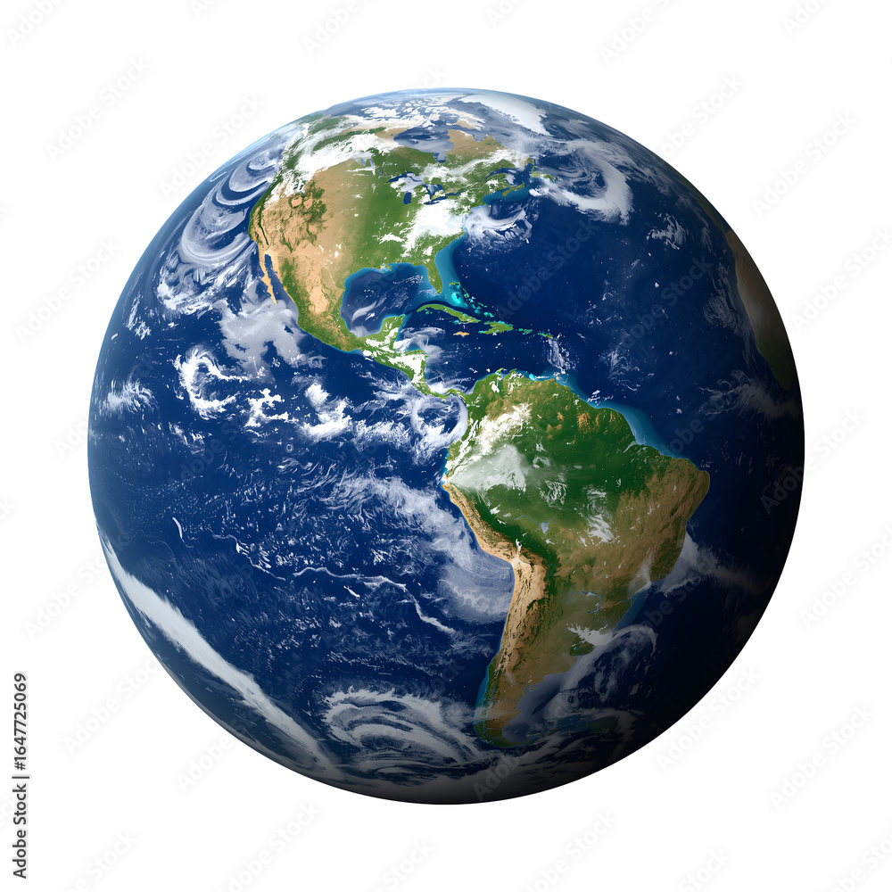 Fototapeta premium Planet Earth isolated