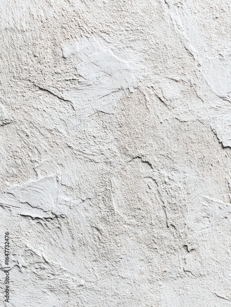 Fototapeta premium Textured white plaster wall